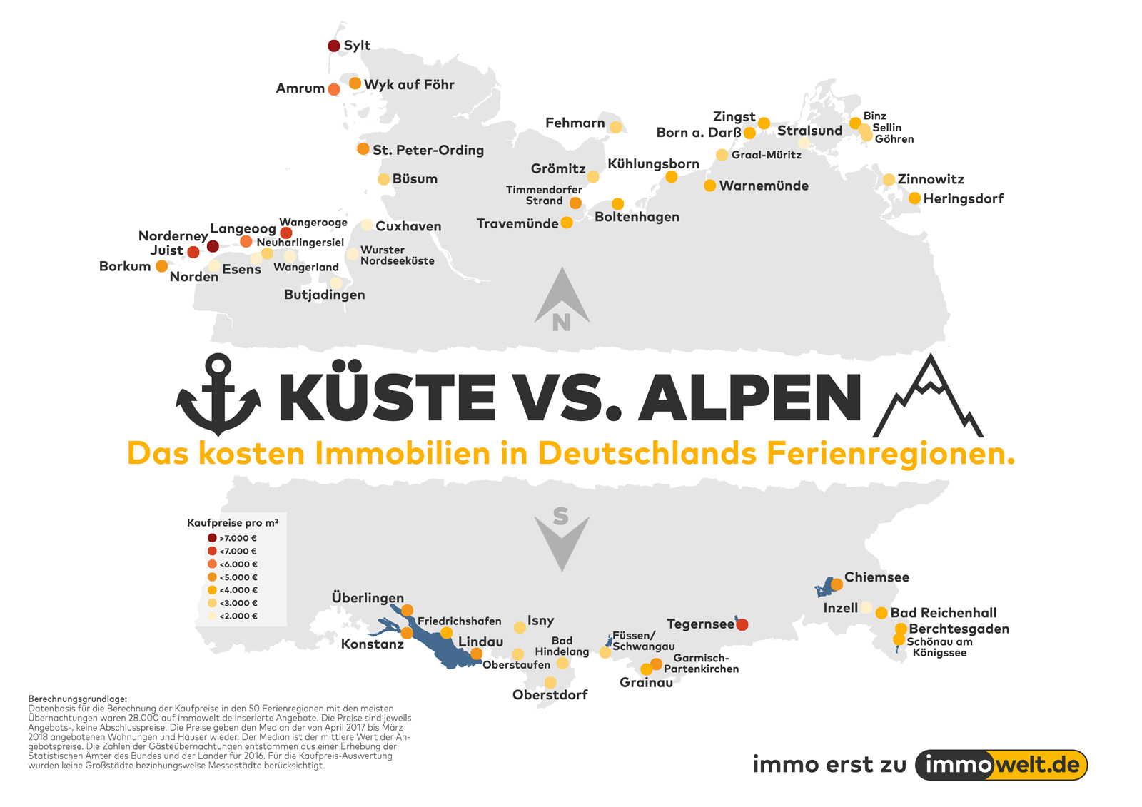 Kuste Schlagt Alpen So Viel Kostet Das Wohnen In Deutschen Urlaubsparadiesen