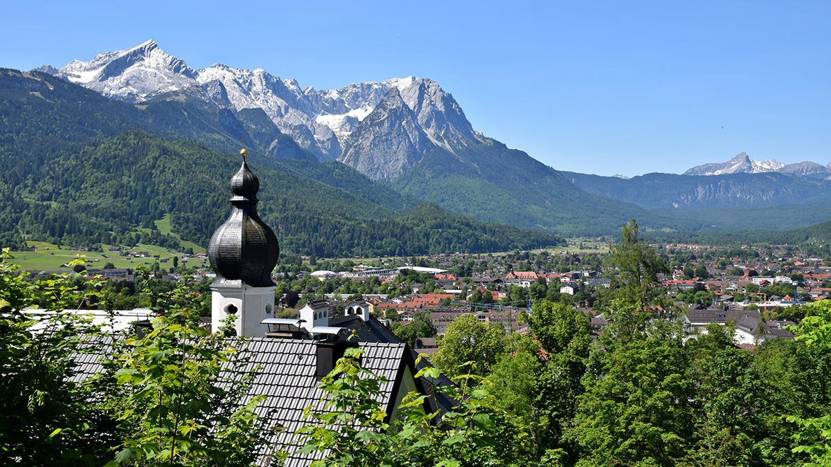 Blick über Garmisch-Patenkirchen
