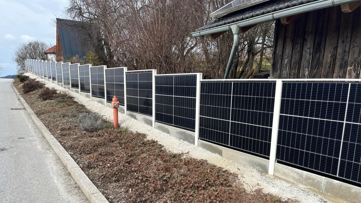 Können Meter lange Solarzäune günstiger sein als ein normaler Zaun?