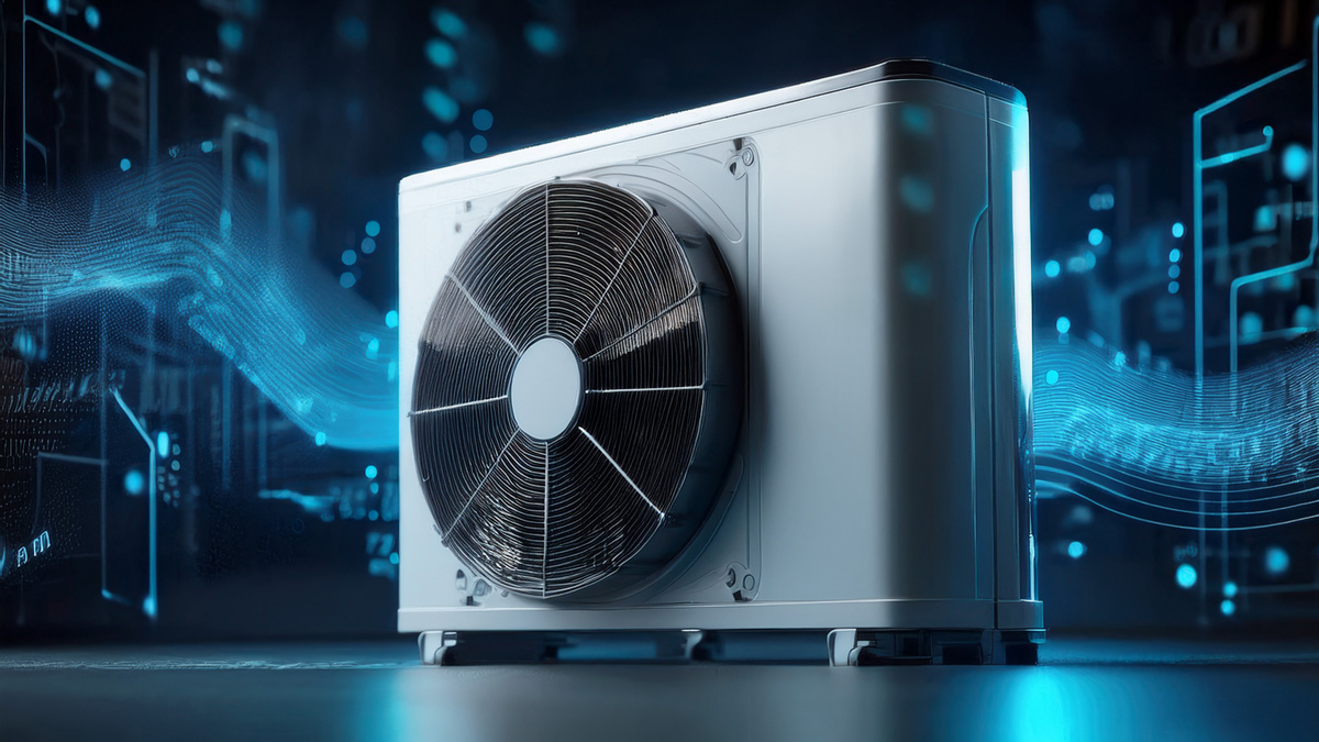 Die Wärmepumpe der Zukunft weiß mehr als du über deine Wohnung. Foto: KI / Photoshop