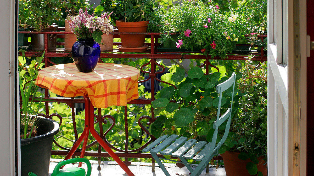 Abkühlung Balkon, schattiger Balkon trotz Südseite