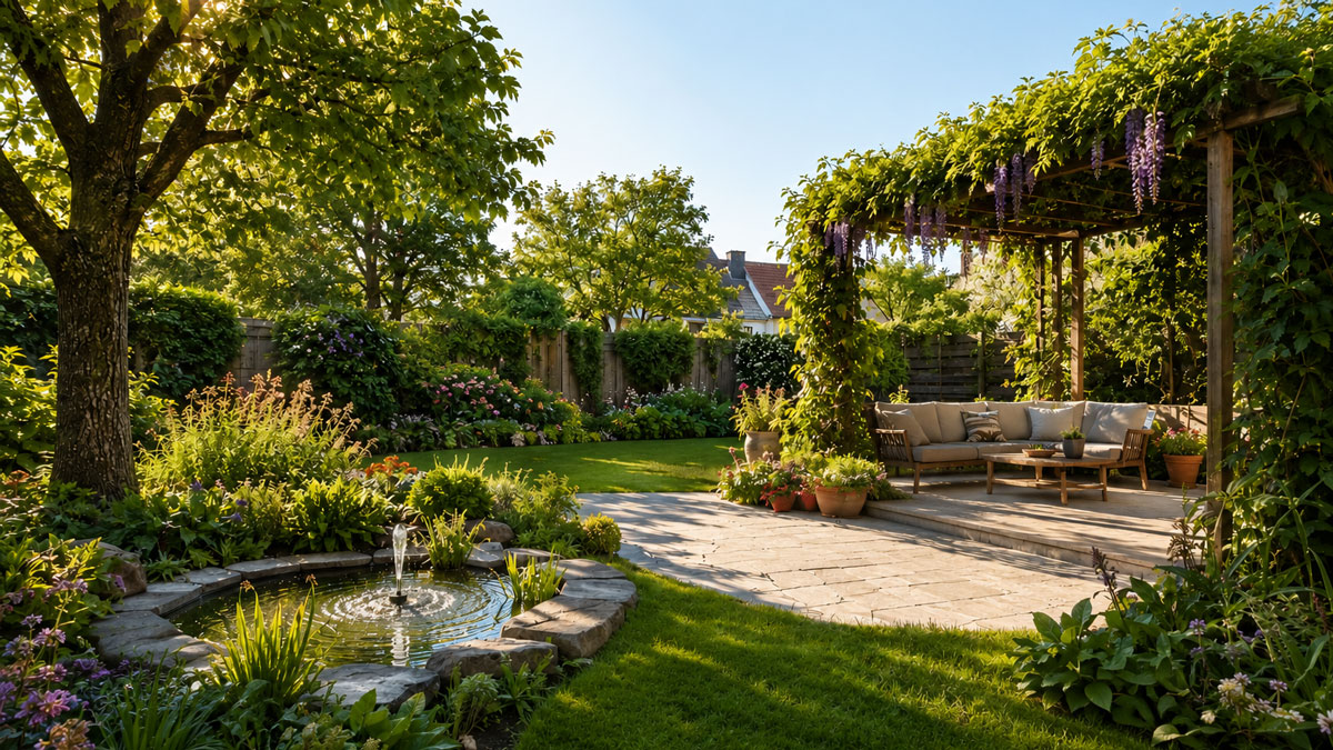 Klimaanlage für den Garten