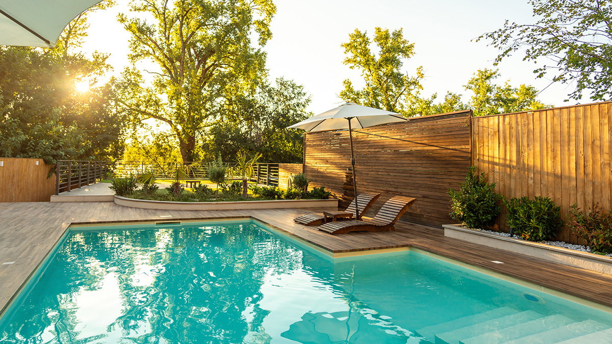 Pool Varianten, fest eingebauter Pool