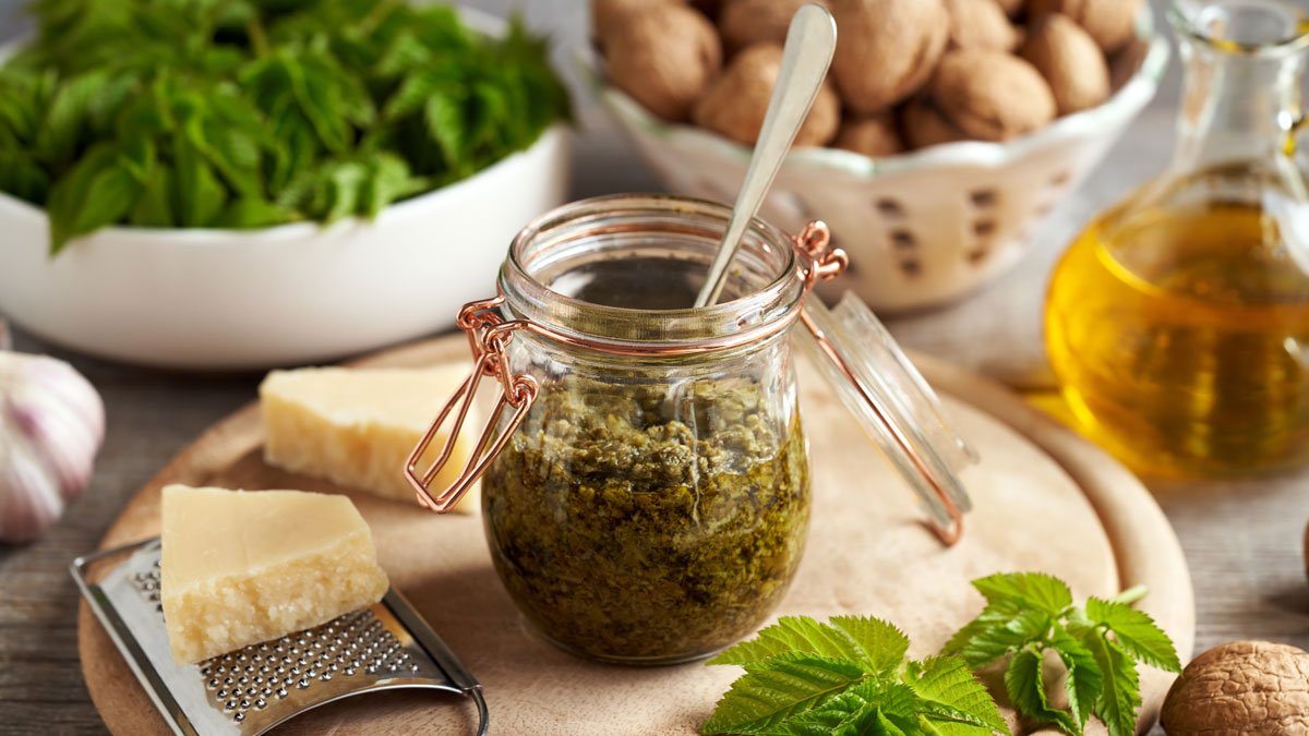 Unkraut oder Heilkraut, Gierschpesto