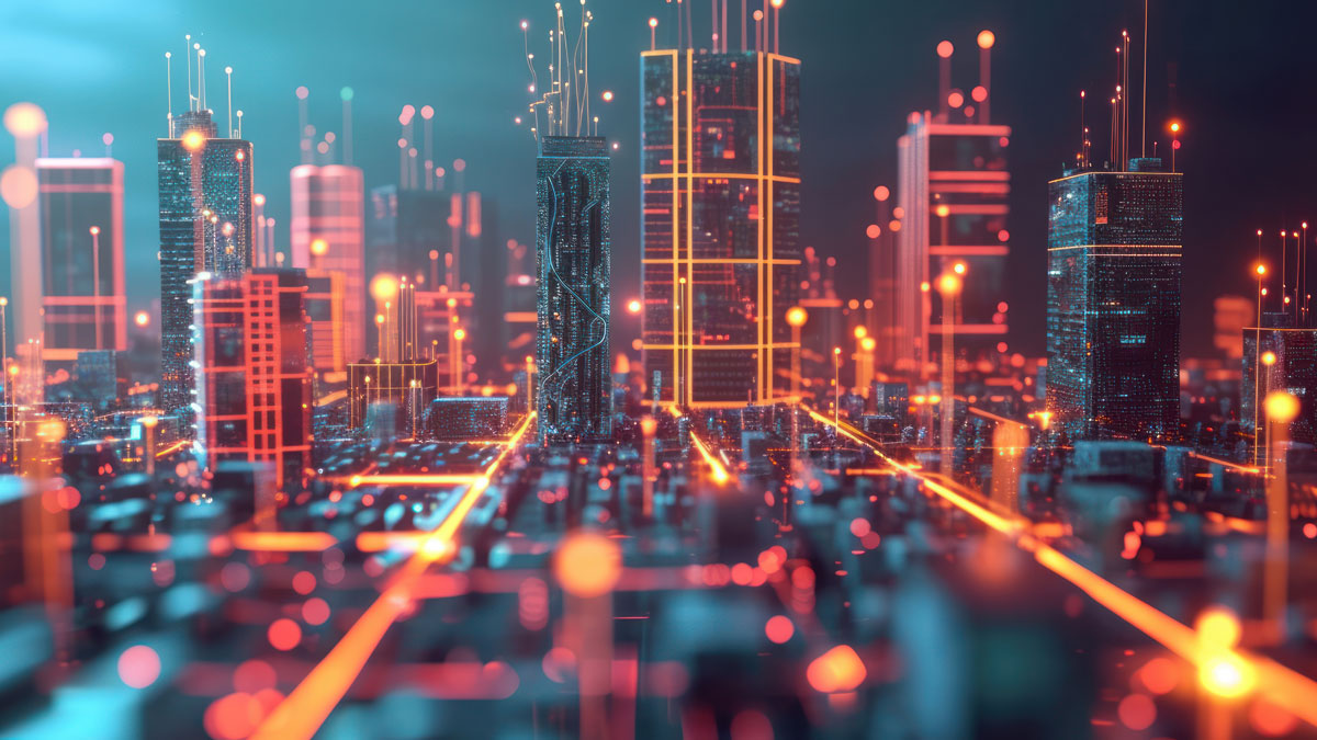 Digitalisierung Immobilienbranche, digitaler Zwilling einer Stadt