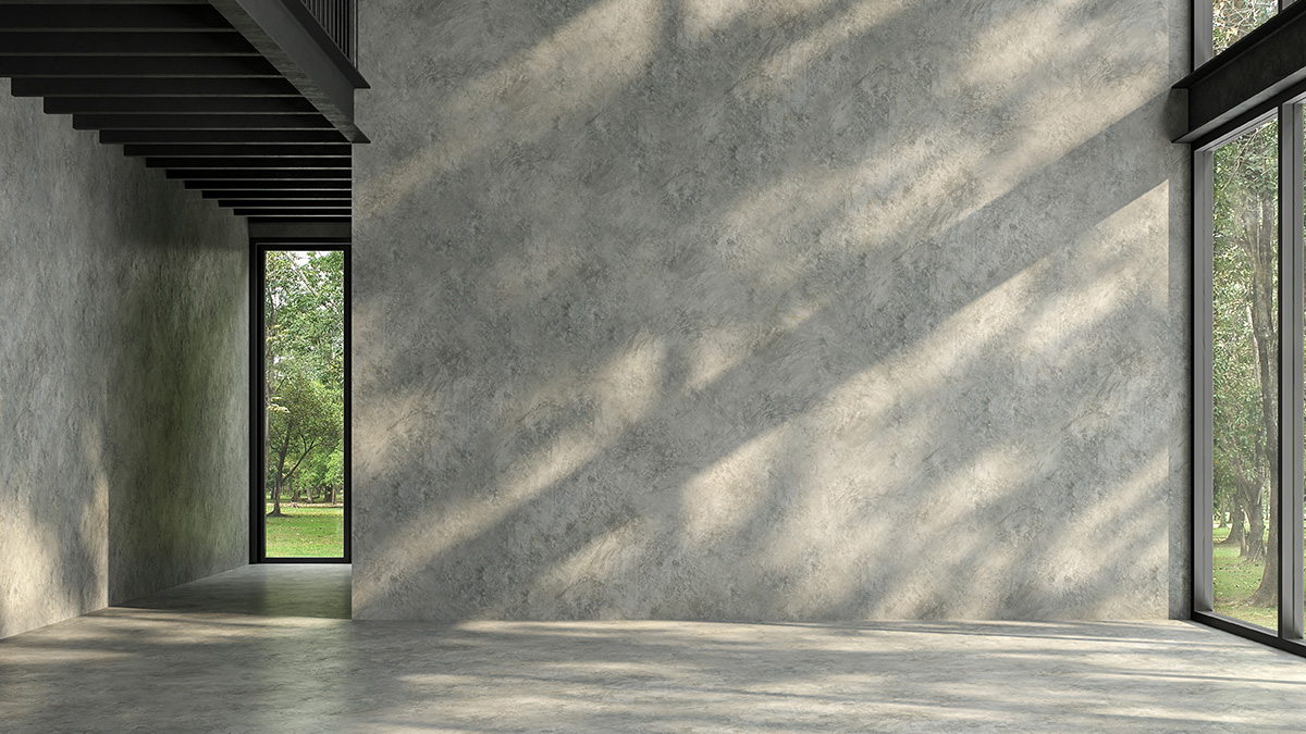 Nachhaltiger als Holz, Wand und Fußboden aus Beton