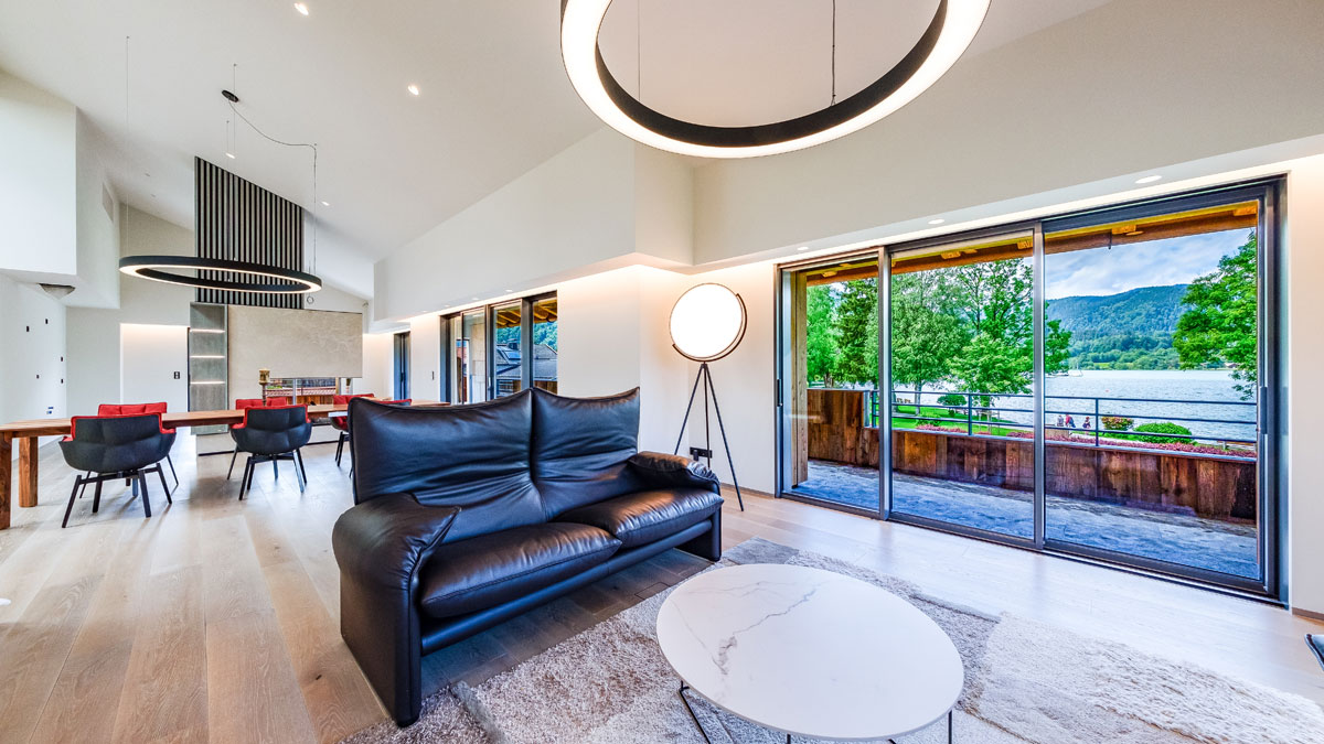 Elegant wohnen mit Blick über den Tegernsee.