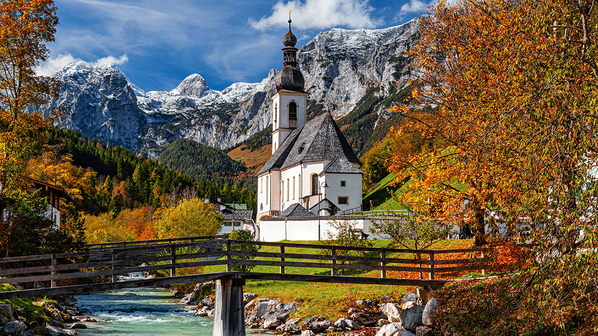 Schönste Regionen im Herbst, Ramsau bei Berchtesgaden
