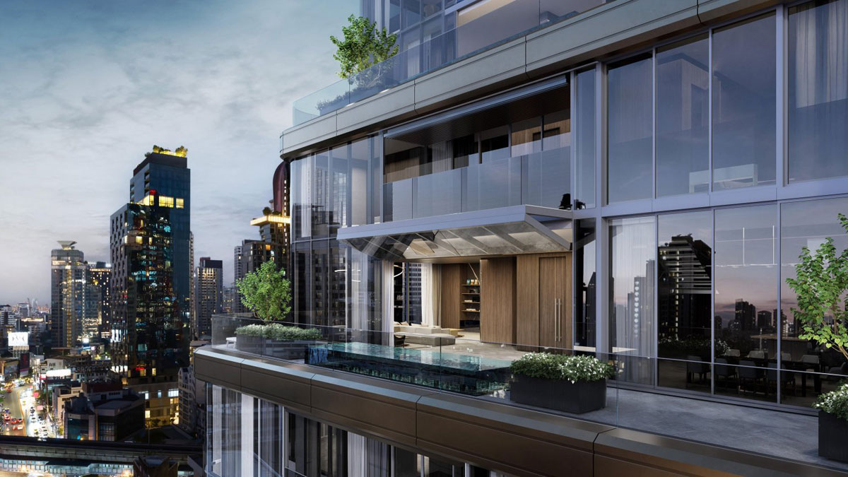 Porsche Design Towers in Bangkok.