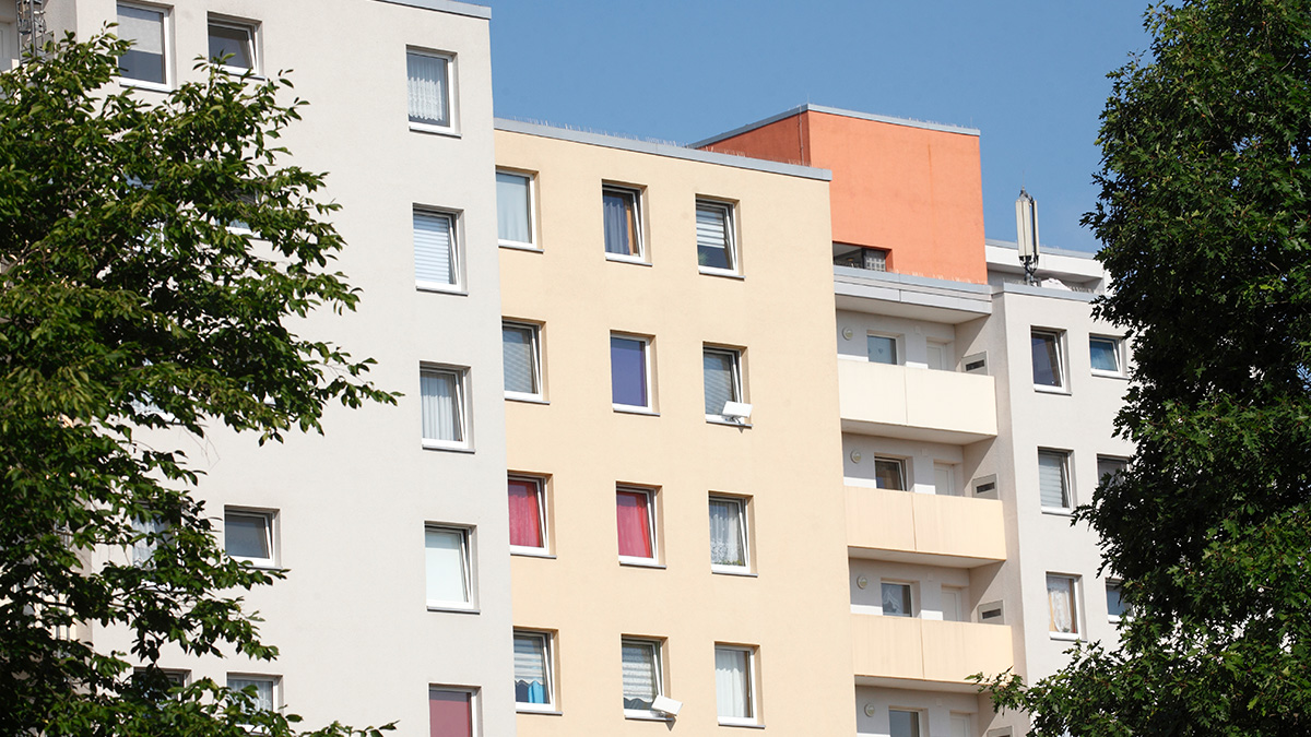 Anspruch auf Sozialwohnung, Wohnblock mit Sozialwohnungen