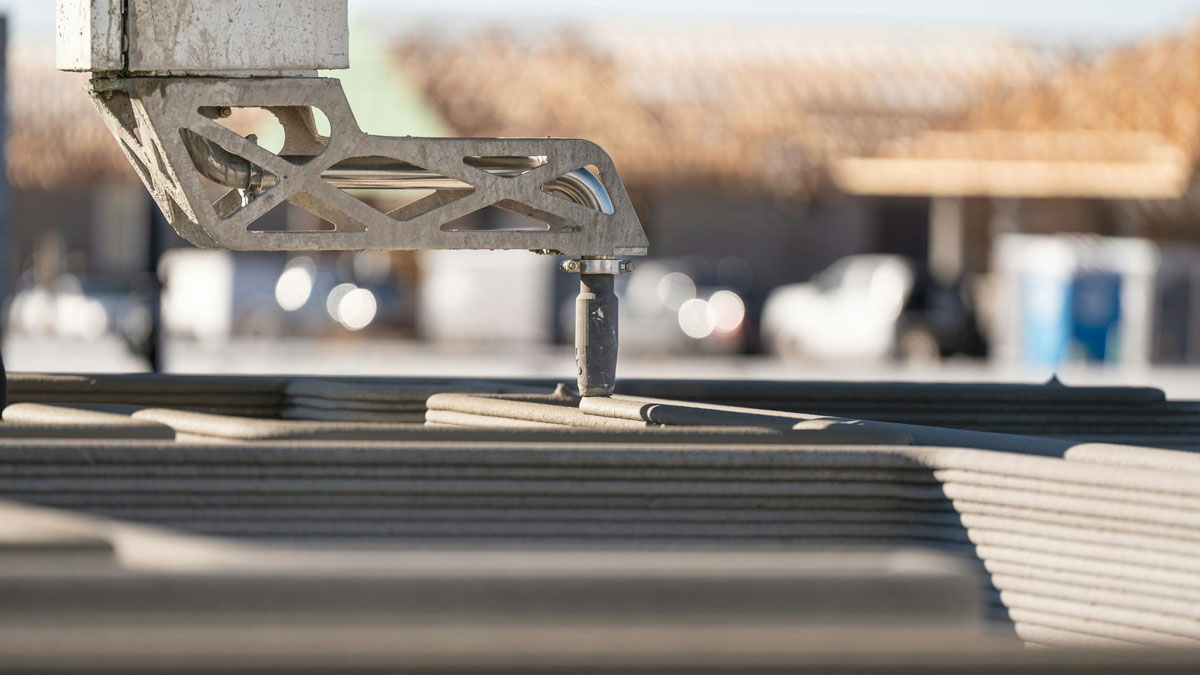 Tiny House 3D-Drucker, ein Tiny House aus dem 3D-Drucker entsteht