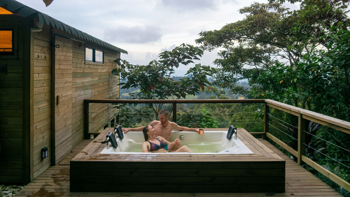 Tiny House Whirlpool, Tiny House mit Whirlpool