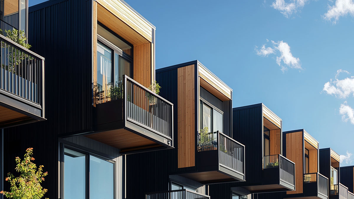 Wohnbox, eine Wohnbox-Siedlung