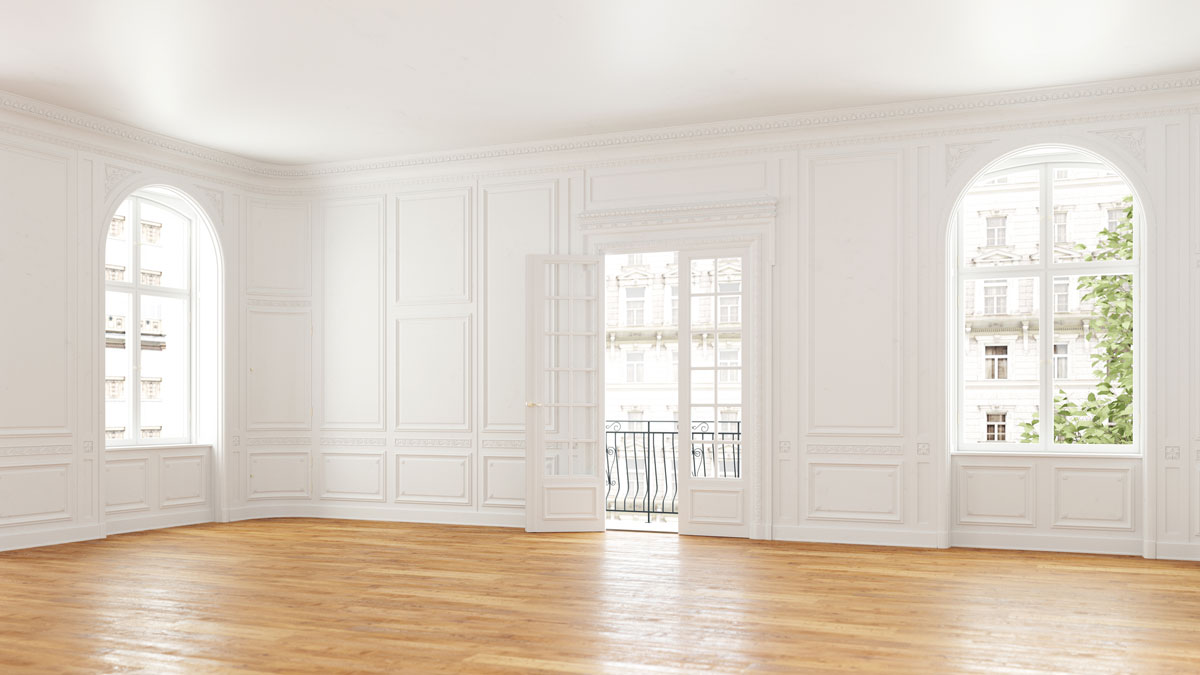 Kündigung für höheren Gewinn, Blick in eine leere Altbauwohnung, Foto: Robert Kneschke / stock.adobe.com