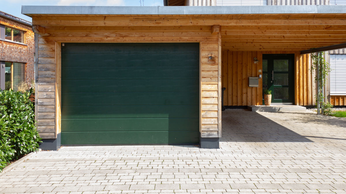 Carport oder Garage, Garage mit Carport