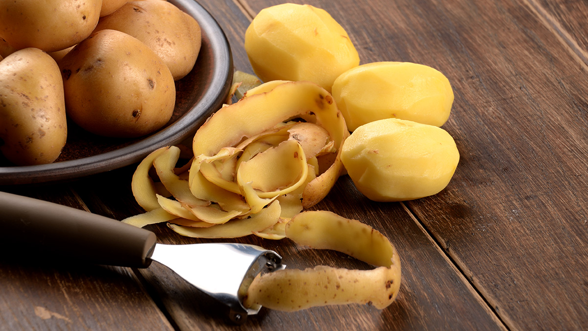 Kartoffelschalen sind echte Haushaltshelfer