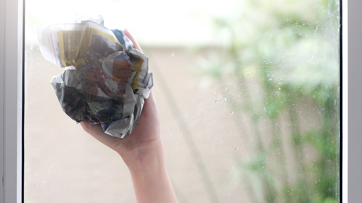 Zeitungen haben schon Oma und Opa früher beim Fensterputzen geholfen. Aber kann das wirklich was?