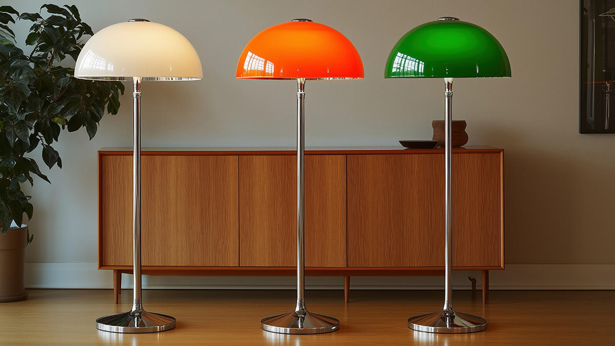Lampe aus den 70ern. Ein beliebter Trend in stylischen Wohnungen?