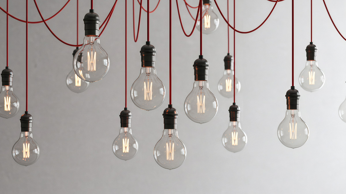 Seillampen und Pendelleuchten haben einen schönen dekorativen Zweck. 