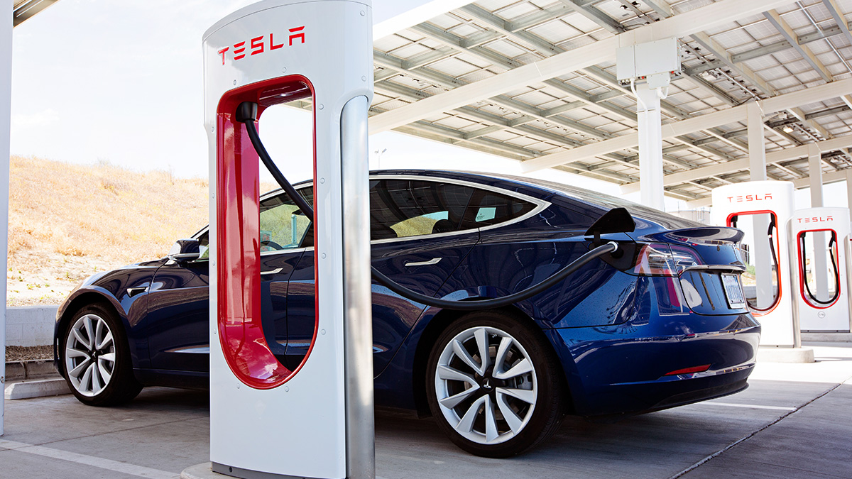 Die Supercharger der Firma Tesla sind eigentlich sehr beliebt.