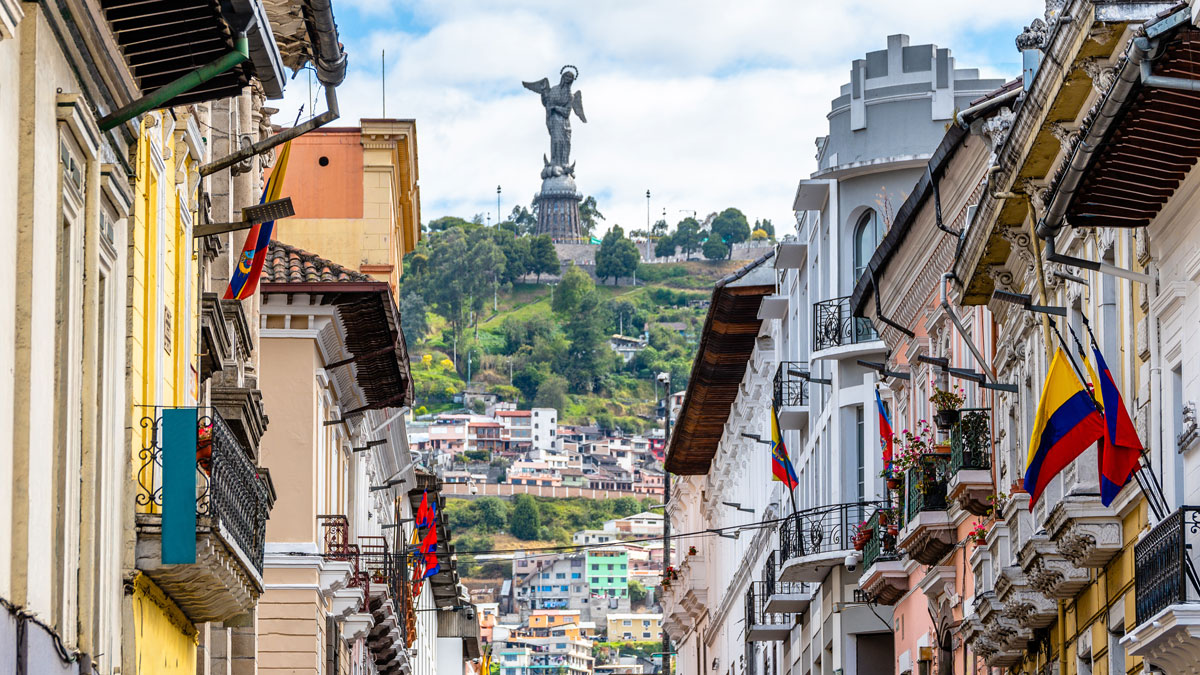 Wohnen in Ecuador, die ecuadorianische Hauptstadt Quito