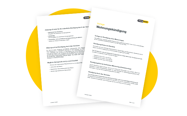 Abbildung Wohnungskündigung: immowelt