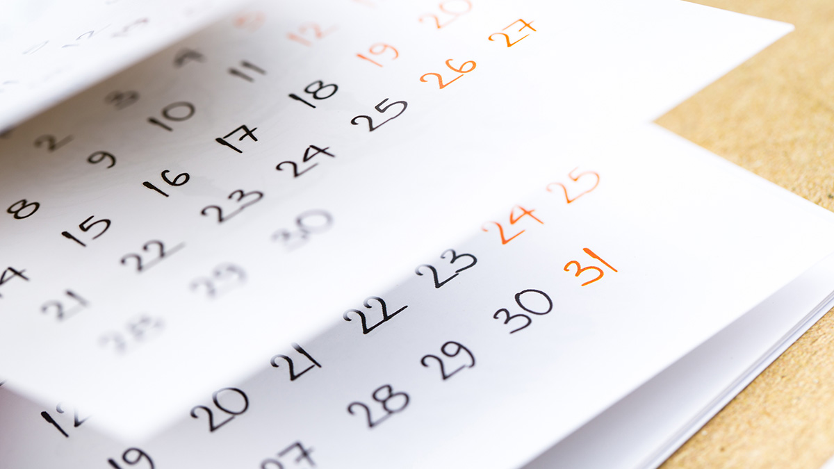 Möblierte Wohnung 6 Monate, Kalender