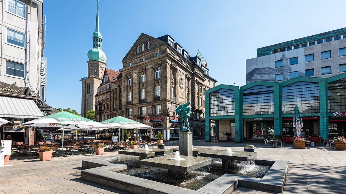 Blick auf die Dortmunder Innenstadt: Besonders zentrale und gut angebundene Stadtteile bleiben auf dem Immobilienmarkt stark gefragt.