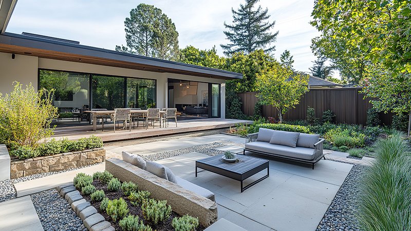 Garten ohne Rasen, Garten ohne Rasen und trotzdem mit viel grün