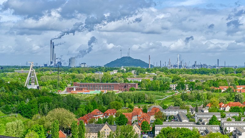 Mieten unter 10 Euro, Blick auf das Ruhrgebiet rund um Gelsenkirchen