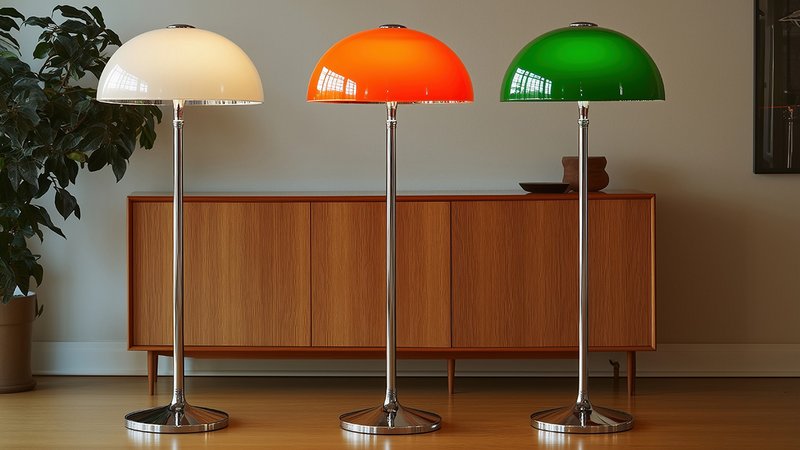 Lampe aus den 70ern. Ein beliebter Trend in stylischen Wohnungen?