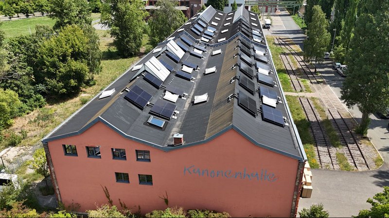 Das Solardach auf der Kanonenhalle wurde ausgezeichnet