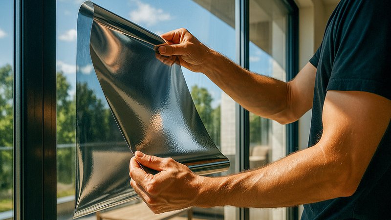 Eine einfache Folie schützt dich vor fremden Blicken.