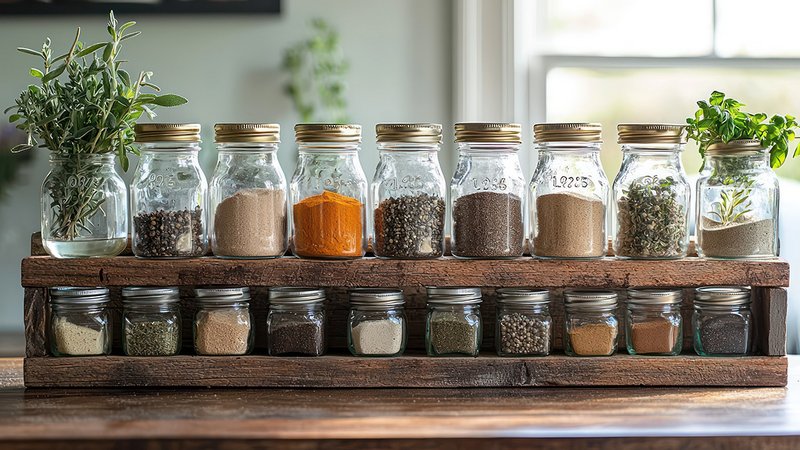 Upcycling Küche, Gewürzregal aus alten Holzbrettern