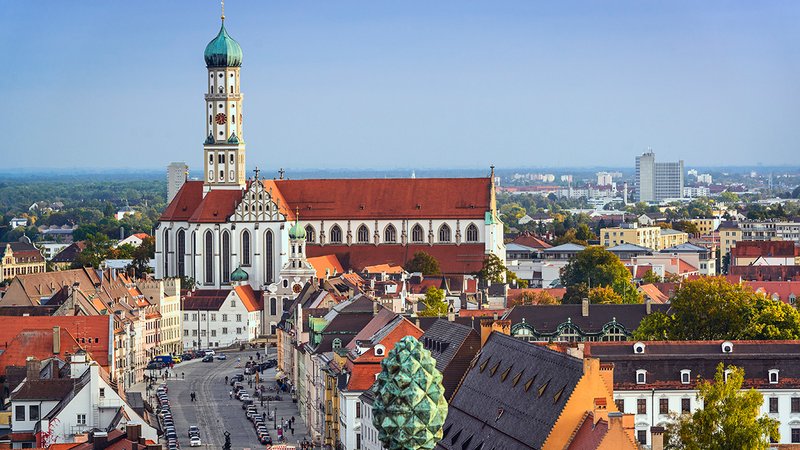 Mietpreise Bayern, Blick auf Augsburg