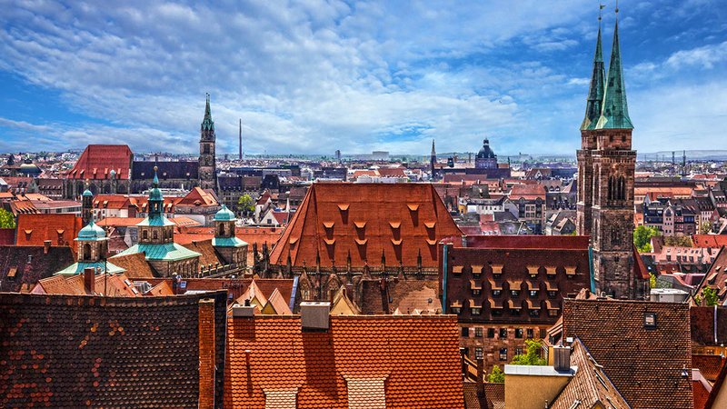 Dächer der Nürnberger Altstadt