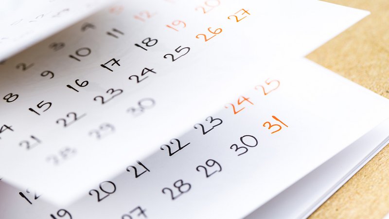 Möblierte Wohnung 6 Monate, Kalender