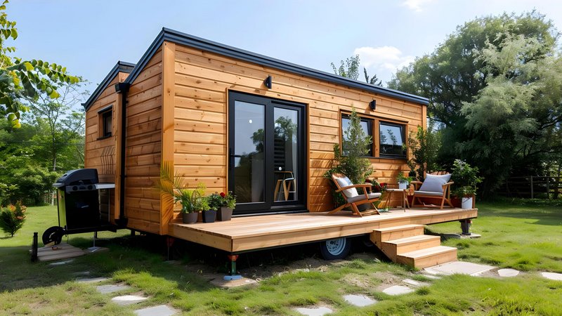 Tiny House Extras, ein Tiny Tiny House mit vielen Extras