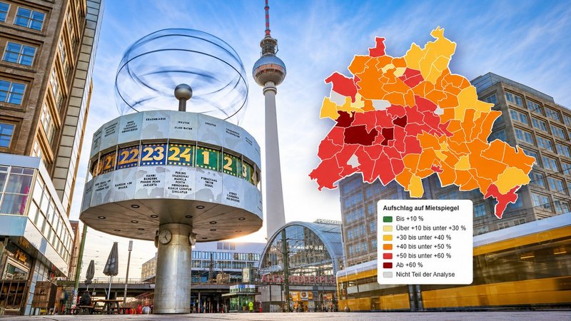 In fast allen Berliner Ortsteilen liegen die Angebotsmieten deutlich über dem Mietspiegel. Die hohen Neuvertragsmieten machen einen Umzug für viele Haushalte finanziell unattraktiv – und blockieren so den Wohnungswechsel in der Hauptstadt.