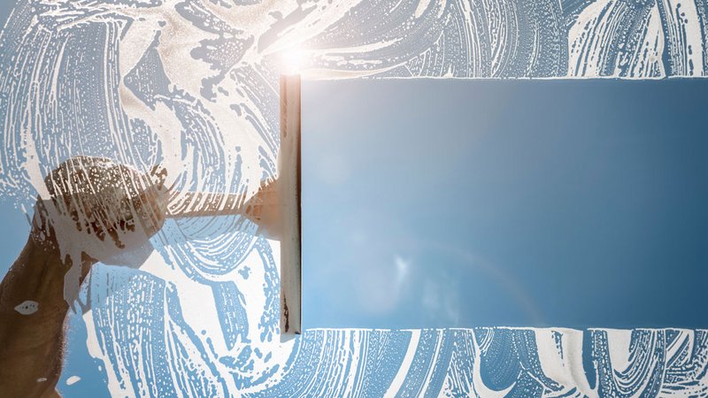 Fensterputzen 3 Helfer