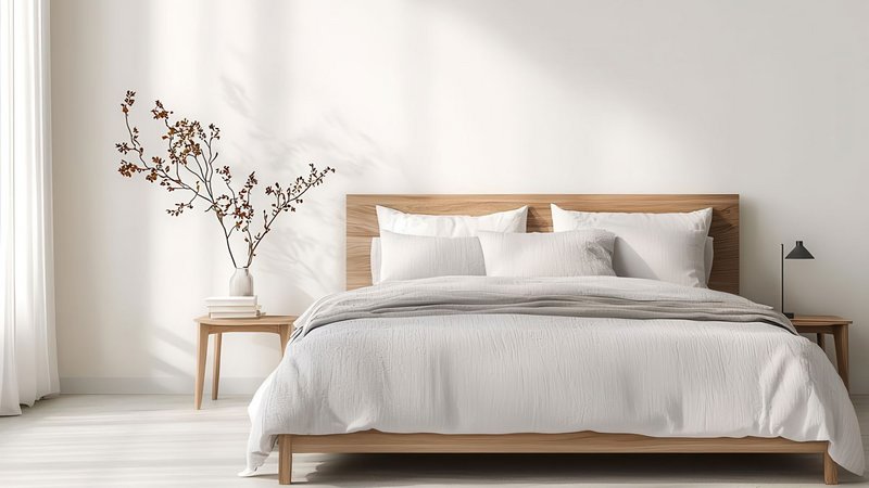 Schlafzimmer Trendfarben, Schlafzimmer in weiß