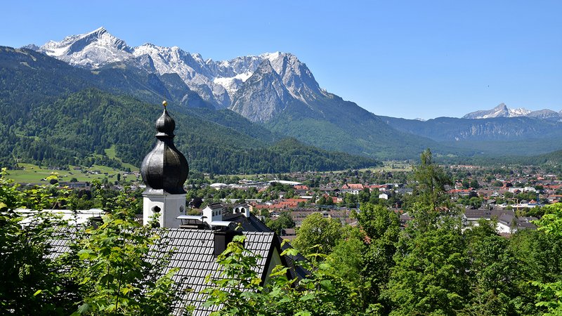 Blick über Garmisch-Patenkirchen