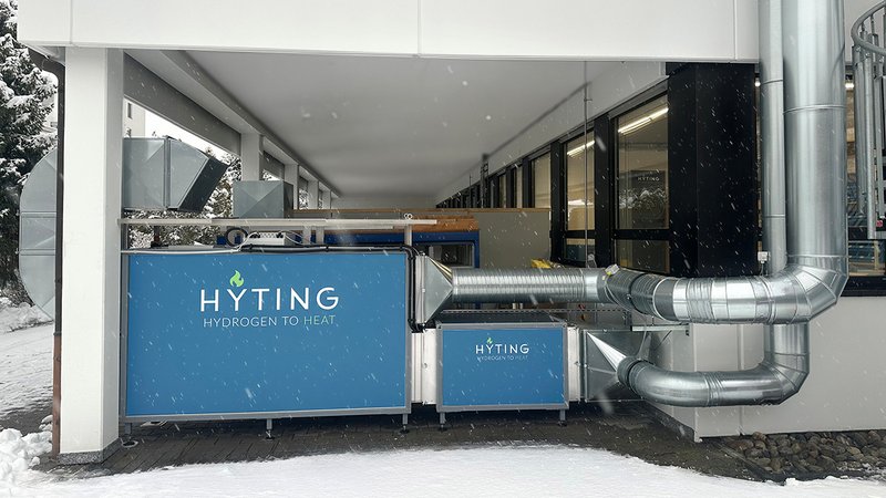 Die neue Wasserstoff-Heizung von Hyting: So schaut sie aus. Foto: Hyting