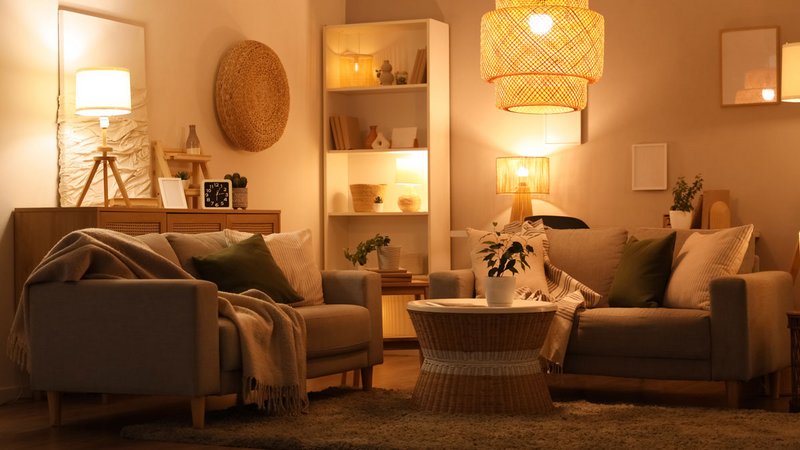 Beleuchtung Tipps, Lichter im Wohnzimmer