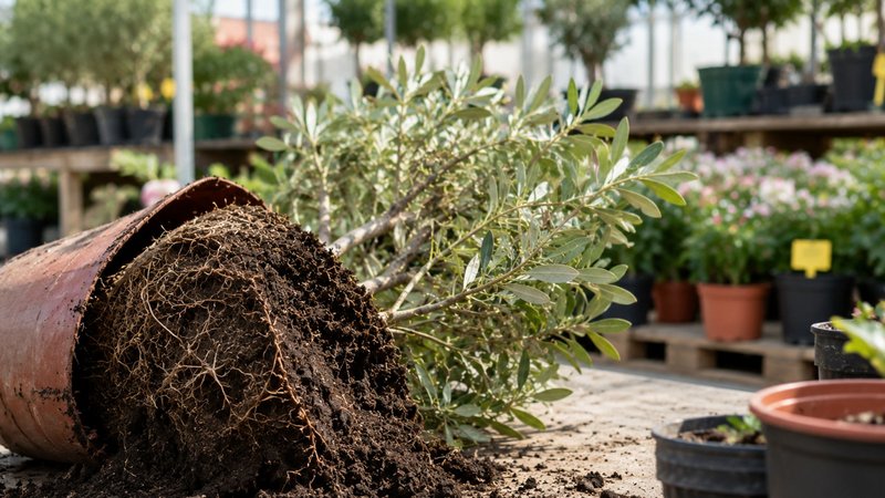 Invasive Arten leben oft in der Erde neuer Blumen.