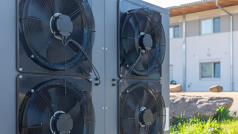 Wärmepumpe dimensionieren, große Wärmepumpe vor Neubau