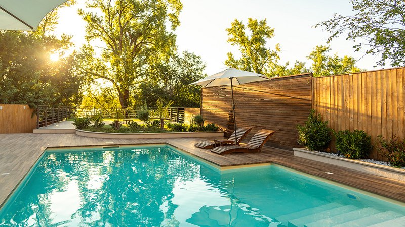 Pool Varianten, fest eingebauter Pool