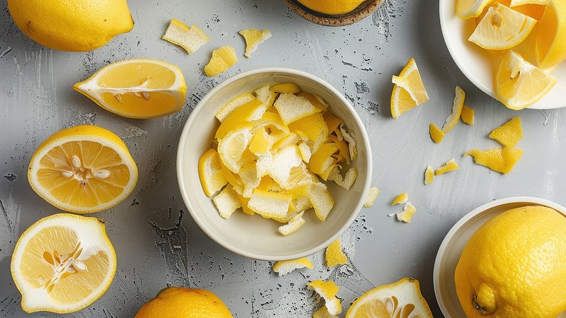 Zitronenschalen als Fettlöser? 