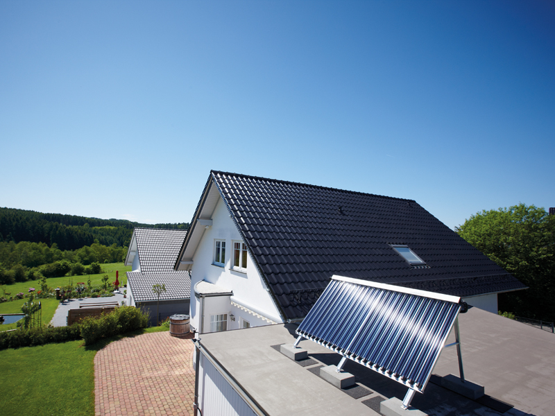Heizungswartung, Solarthermie-Anlage, Solarenergie