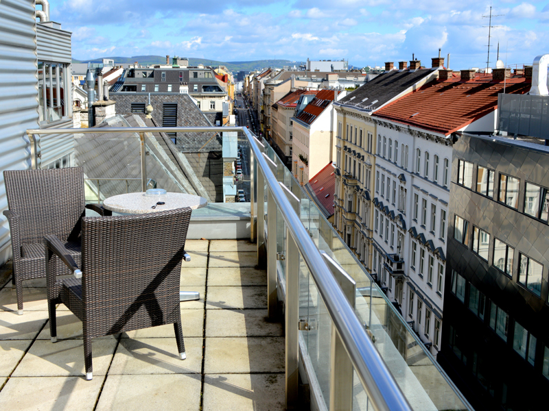 Bieterverfahren, Immobilienverkauf, Dachterrasse